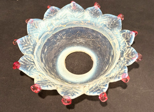 Bobeche verre opale de - en,