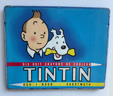 Hergé Tintin & Milou Empty Tin Box Pencils/Crayons Koh-I-Noor Hardtmuth RARE