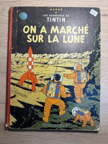 Tintin marché sur la - tintin, on
