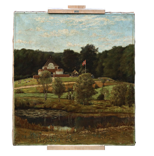 Huile sur toile signée - huile,