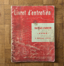 Livret d'Entretien Rateau-Faneur FPB2 McCormick (GOOD SHAPE)