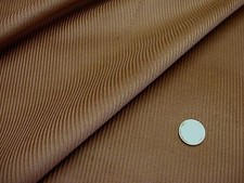 Tissu velours à côtes moyennes marron muscade  50 cms * 150 cms NEUF 