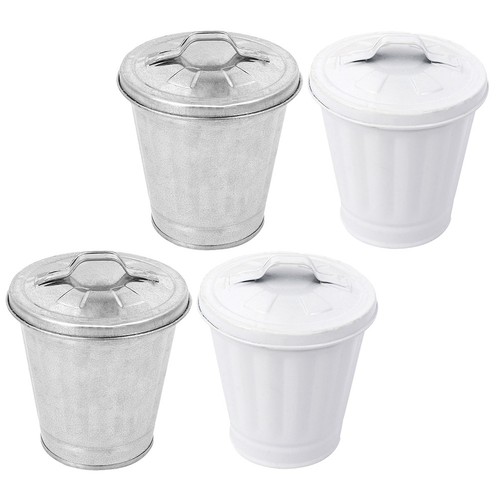 4pcs white iron - 4pcs,