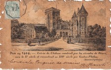 CPA  pau en 1846 entrée du chateau pyrénées atlantiques 64
