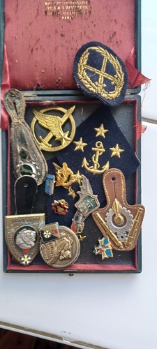 Bon lot insignes militaires - d'insignes,