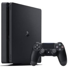 Console Sony Playstation 4 Ps4 Slim 500go noire avec une manette
