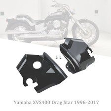 Cache-col de fourche pour Yamaha XVS400 XVS650 Drag Star V-Star 650 97-03 Black'