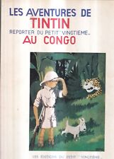 HERGE: TINTIN AU CONGO. FAC-SIMILE N&B DE L'ED. DE 1931. E.O. 1982.