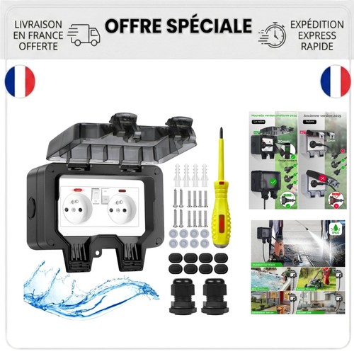 Prise extérieure étanche