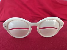 Andre Courreges 1965 Lunette Sunglasses Eskimo Eclipse RARE Iconic Atomic Vtg