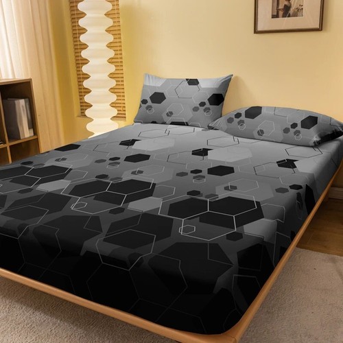 Drap housse mat imprimé - mat,