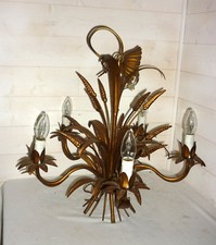 lustre ancien métal fer doré