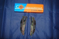 ROCO N 2 ELECTRIC SWITCHES LEFT RIGHT 15° TRAIN 2452L 2453R NEW Box