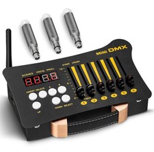 DMX Controller Mini Portable DMX 512 Controller with 3Pcs DMX Controller Dfi DJ