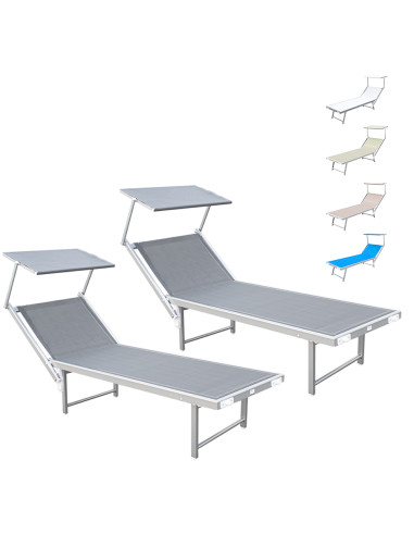 Chaise longue pour - , plage