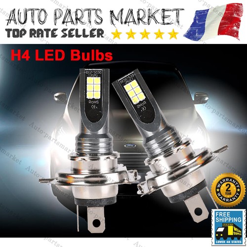 Paire led 110w - h4, blanc