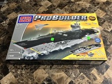 Mega Bloks Probuilder Master Series USS Nimitz 9795 New Fact. Sealed Damaged Box