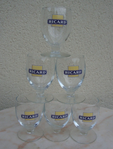 Lot verres ricard 11 cl - de,
