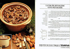 Advertising 108 1979 la simoteuse electique Tournus (2 pages)