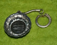 Antique Flat Round Goldsmith Keyring All-Stainless Steel Keyring Keyring Llavero