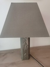 Pied de lampe en étain