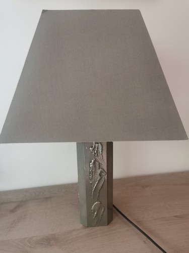 Pied lampe étain - pied, de