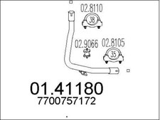 TUYAU D'éCHAPPEMENT RENAULT 4