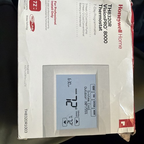 Honeywell th8110r1008 vision - honeywell,