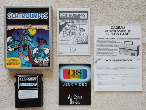 Cbs colecovision schtroumpfs - schtroumpfs, /