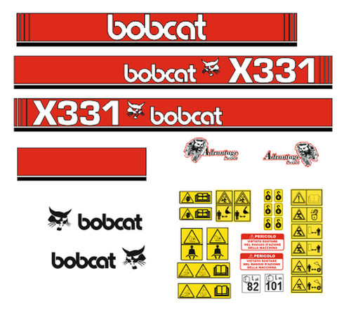 Bobcat 331 stickers - 331,