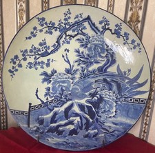 Japanese Porcelain Imari Arita Plate Charger Antique Early 19th Century