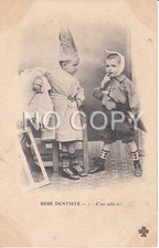 CPA - Bébé dentiste - Lot de