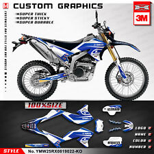 Kungfu Graphics Custom MX Decal Kit Wrap for Yamaha WR250R WR250X WR 250R 250X