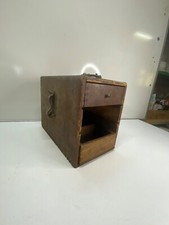Antique Wooden Case with Drawer Vintage To Restore 1 Drawer Damage