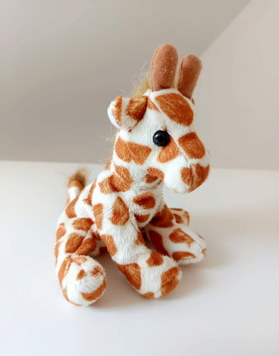 Peluche doudou girafe beige - peluche/doudou,