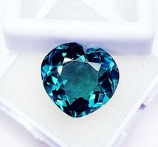 Naturel Paraiba Tourmaline Coeur Coupe 10+CT Certifié Libre Pierre Précieuse~