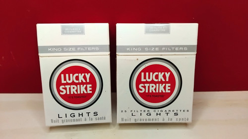 Lot paquets de - paquets, cigarettes