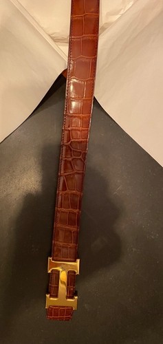 Ceinture hermès alligator - ceinture,