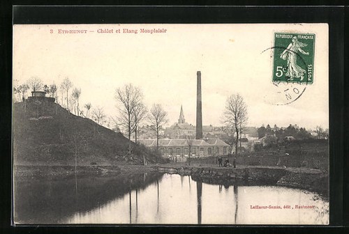 Cpa etroeungt châlet et - cpa,