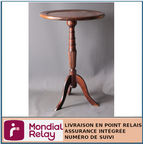 Table guéridon bois style - bois,