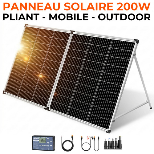 Kit panneau solaire - kit, 200w