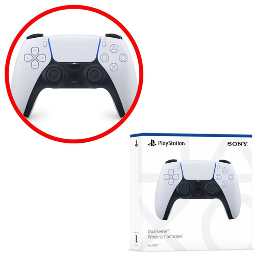 Manette dualsense blanche - manette,