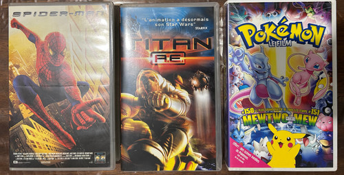 Lot cassettes vhs pokémon - vhs,