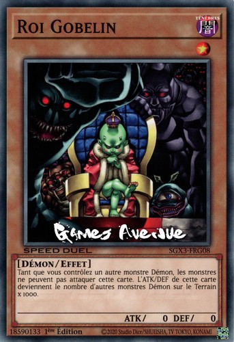 Roi gobelin - yu-gi-oh,