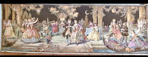 Tapisserie gobelins scene - tapisserie,