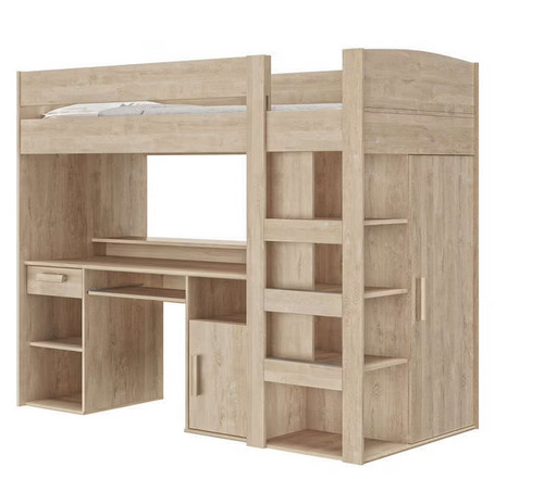 Lit mezanine combiné - , 90x200