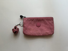 Kipling Pink Zipped Pouch Wallet With Monkey Birthe