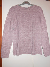 Pull rose chiné Damart taille