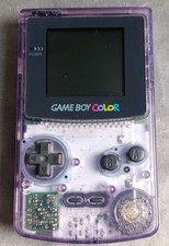 Console Nintendo GameBoy Color Violette Transparente Tbe Testé 