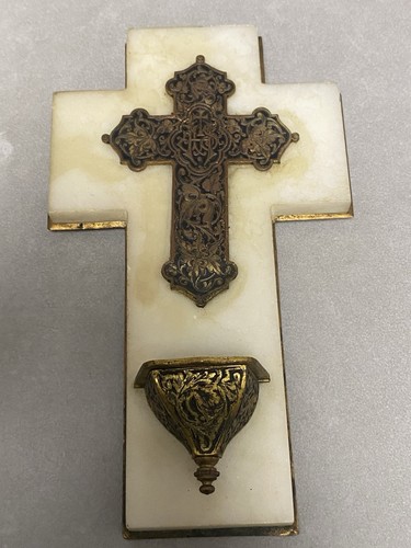 Bénitier croix crucifix - bénitier,
